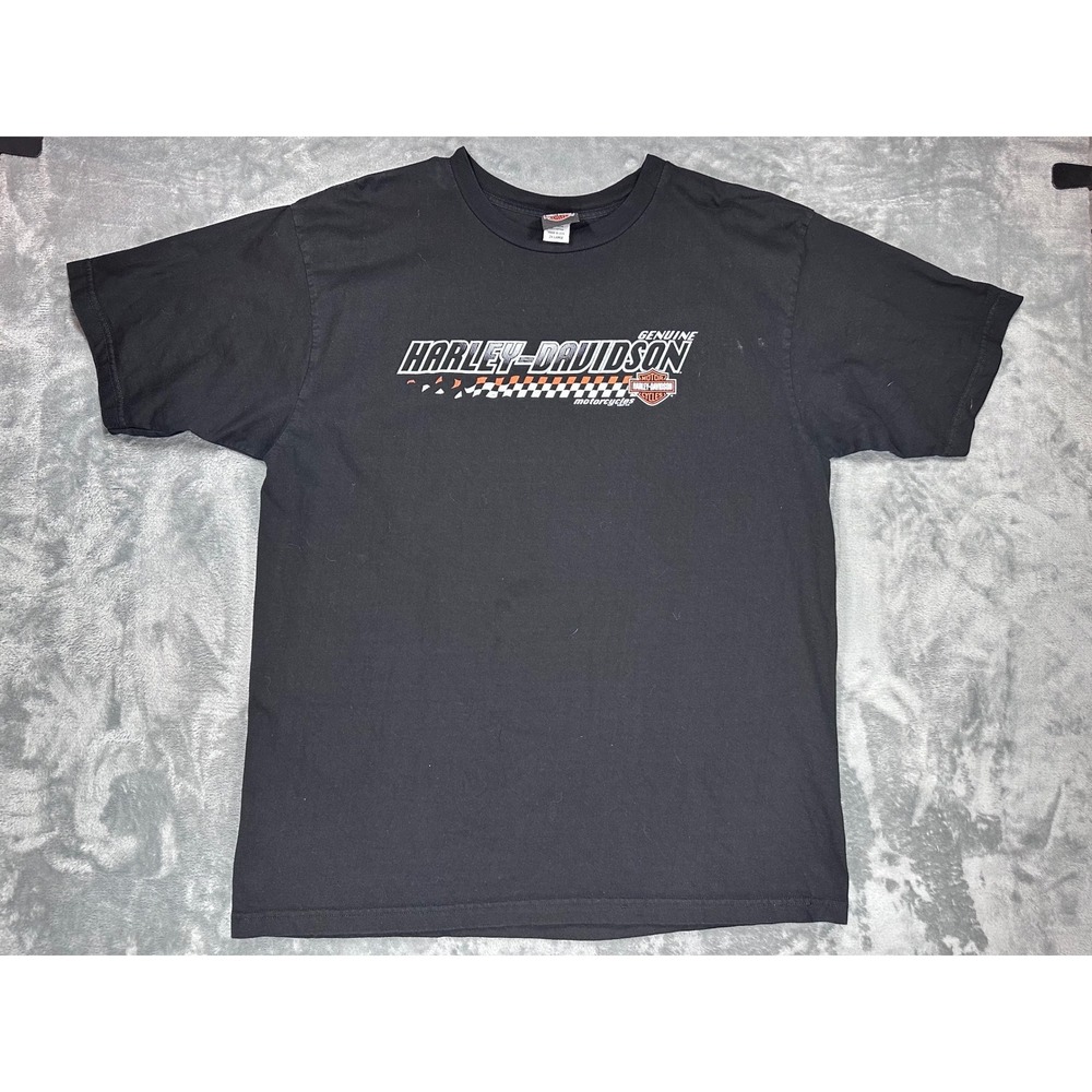 Harley-Davidson Reading PA Graphic‎ T-Shirt Mens 2XL Black Short Sleeve USA Made